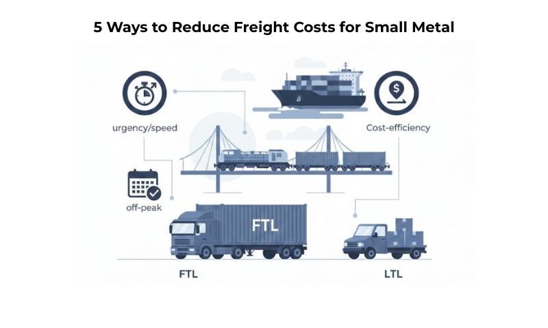 5 Ways to Reduce Freight Costs for Small Metal