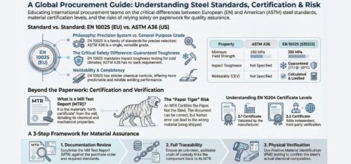 A Global Procurement Guide Understanding Steel Standards, Certification & Risk