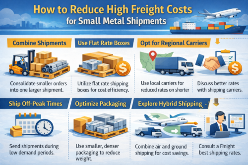 Freight Costs for Small Metal Shipments
