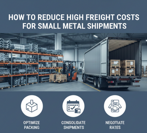 How to Reduce High Freight Costs for Small Metal Shipments