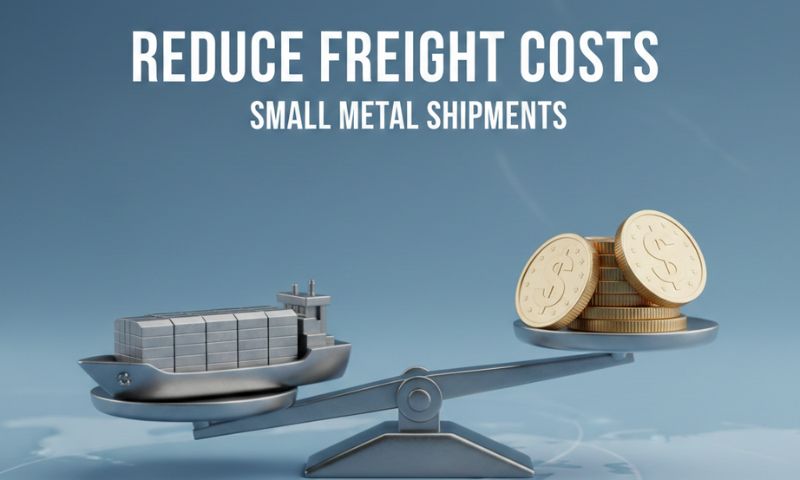 How to Reduce High Freight Costs for Small Metal Shipments
