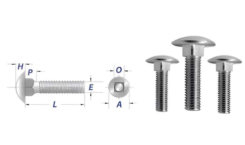 Carriage Bolt Weight Chart