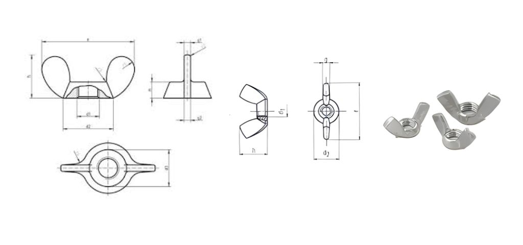 Wing Nuts Weight Chart